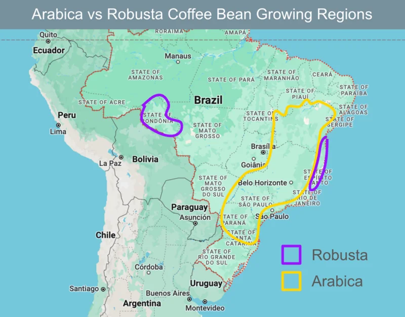 Brazil Coffee Regions