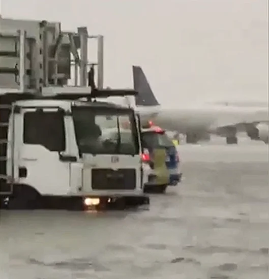 Flooding at Dubai Airport