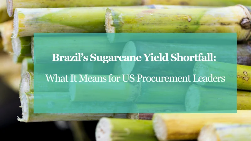 Header image for blog on Brazil's 2025 sugar cane yield.