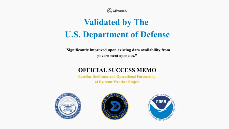 ClimateAi Awarded GSA Contract